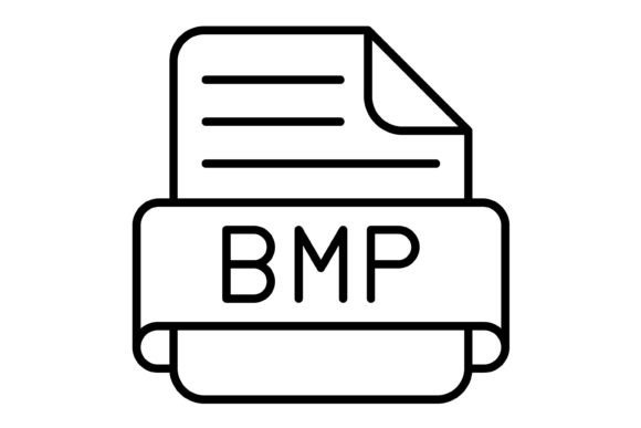Bmp File Outline Icon: A Modern Icon for Every Project