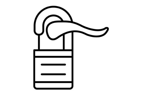 Door Hanger Outline Icon: A Versatile Visual for Any Project