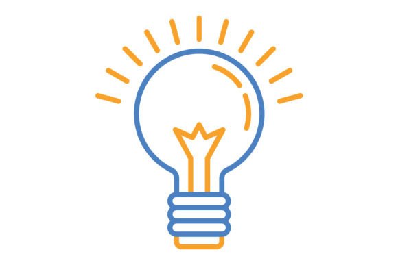 Mastering Visual Clarity with Tips Blue & Orange Line Icons