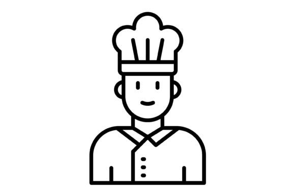 Modern Branding with the Chef Outline Icon Set