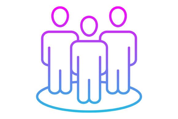 Team Line Gradient Icon: A Modern Visual Toolkit