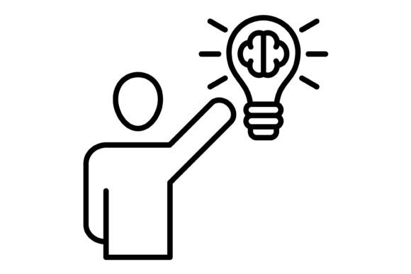 Thinking Outline Icon: A Designer's Toolkit for Modern Projects